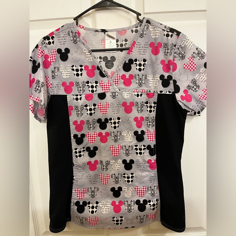Tooniforms Mickey Mouse Scrub Top